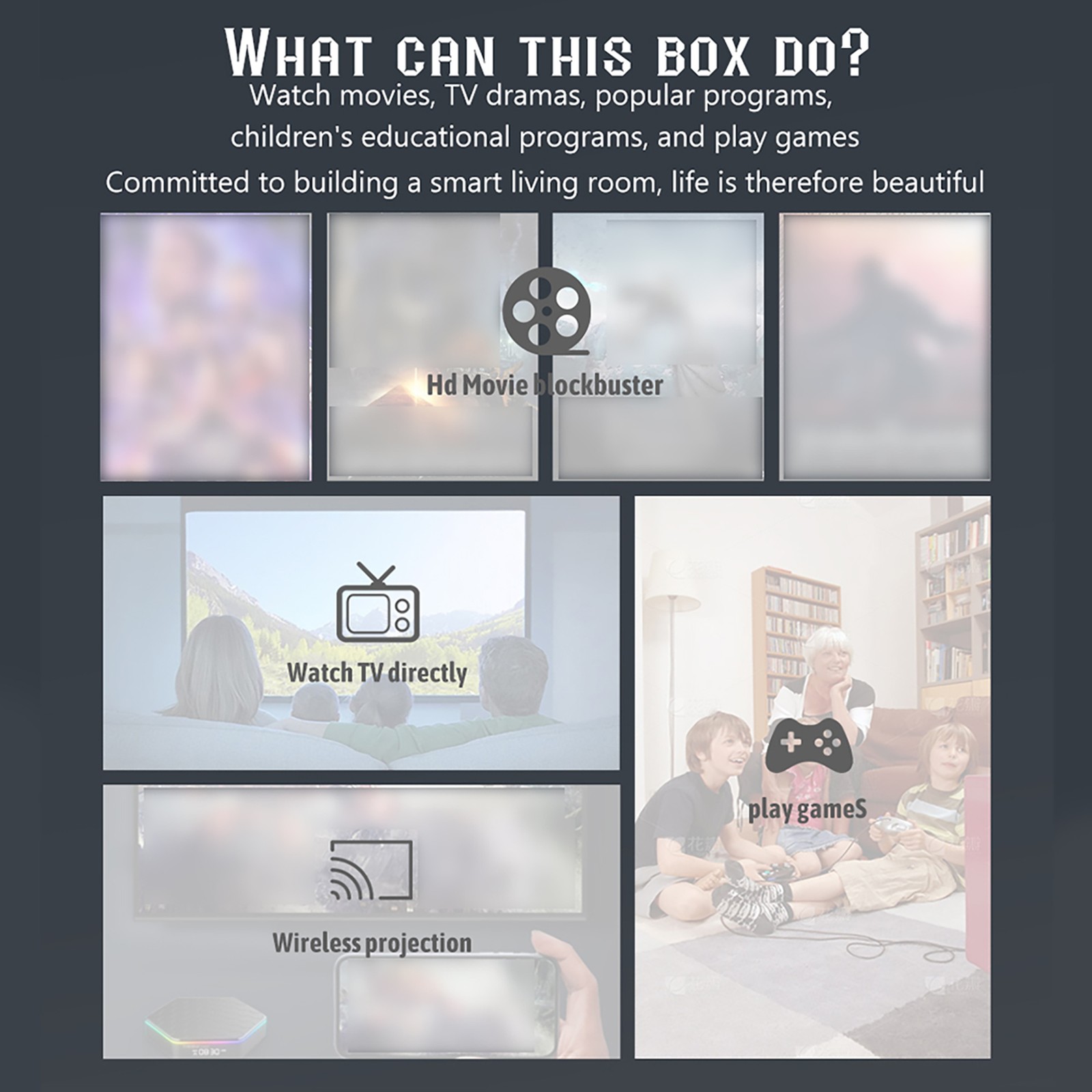12.0 TV Box T95ZPLUS-H618 Quadcore-A53 Box 2.4G/5G Dual WI SGYX
