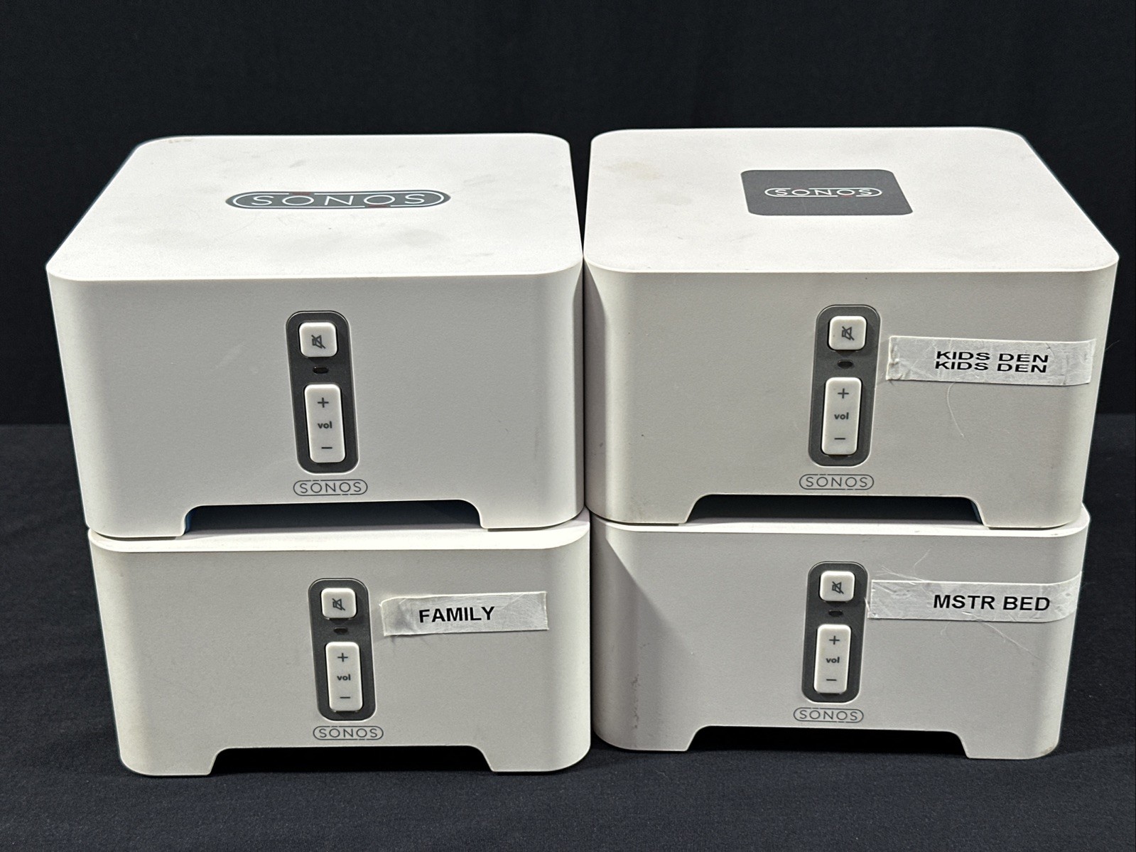 Sonos Bridge Wireless HiFi System Lot Of 9 Pieces