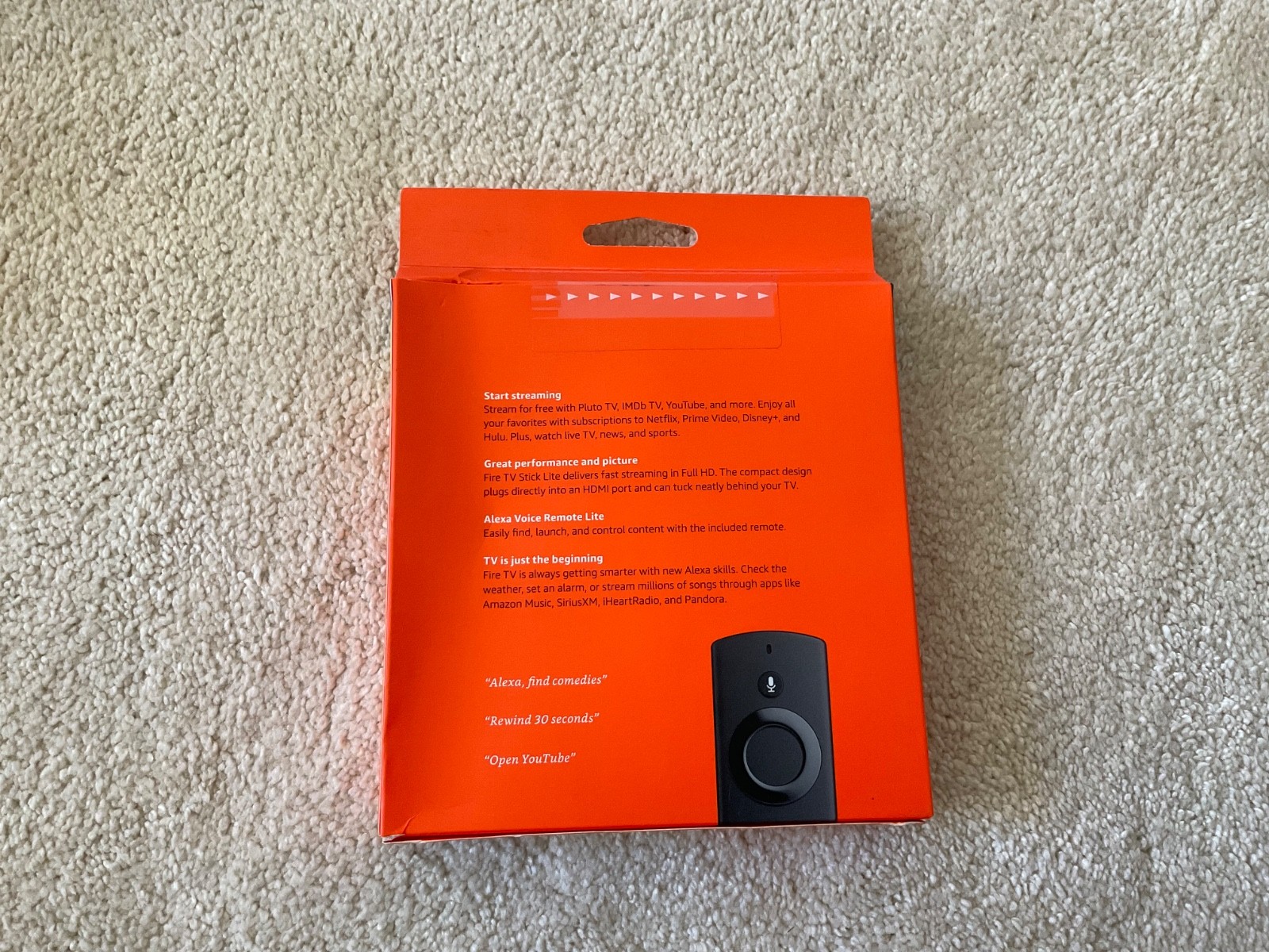 Amazon Fire TV Stick Lite HD Media Streamer with Alexa Voice Remote Lite – Black