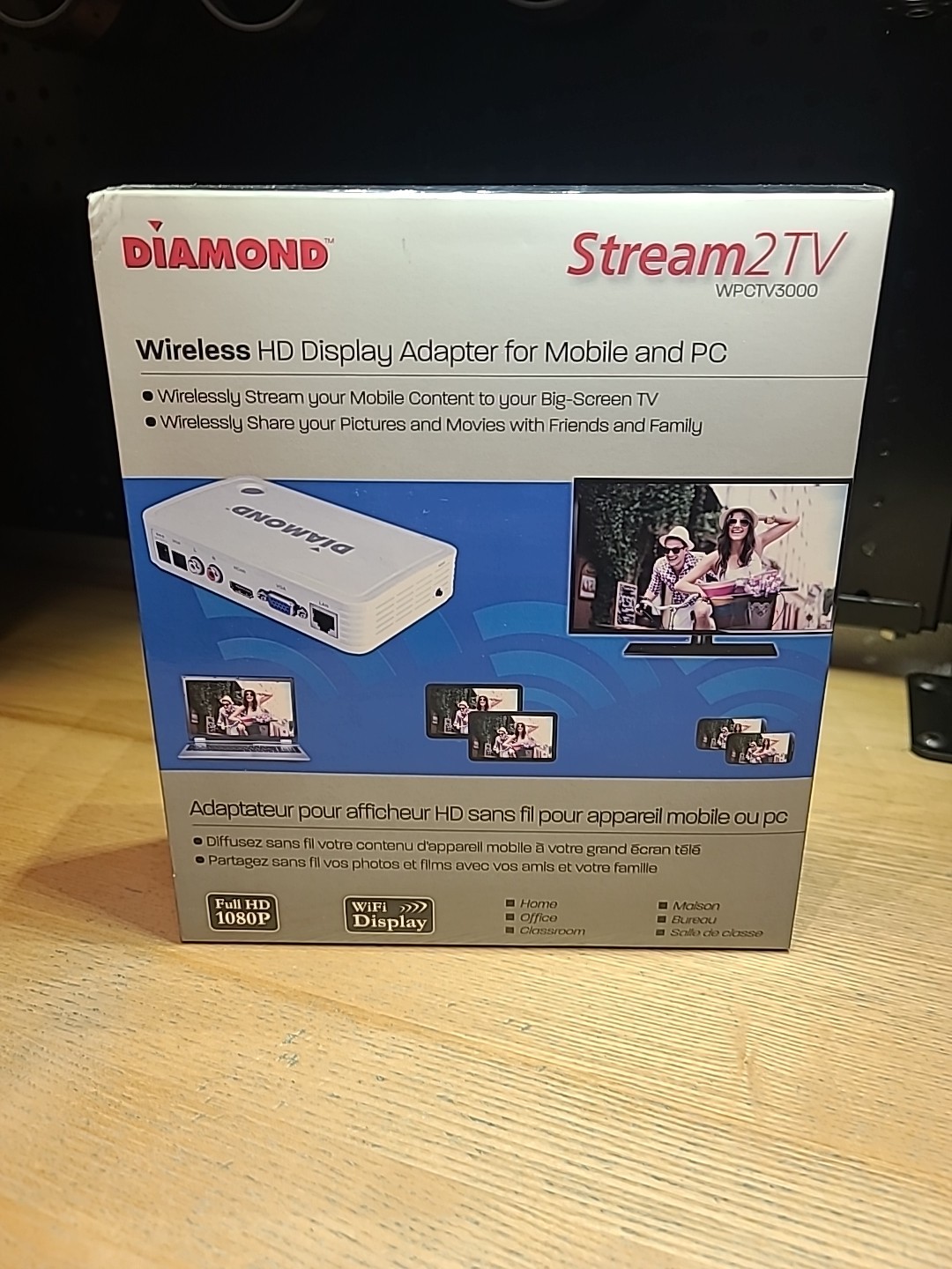 Diamond WPCTV3000 Stream2TV – Functions: WiFi Video & Mobile Streaming
