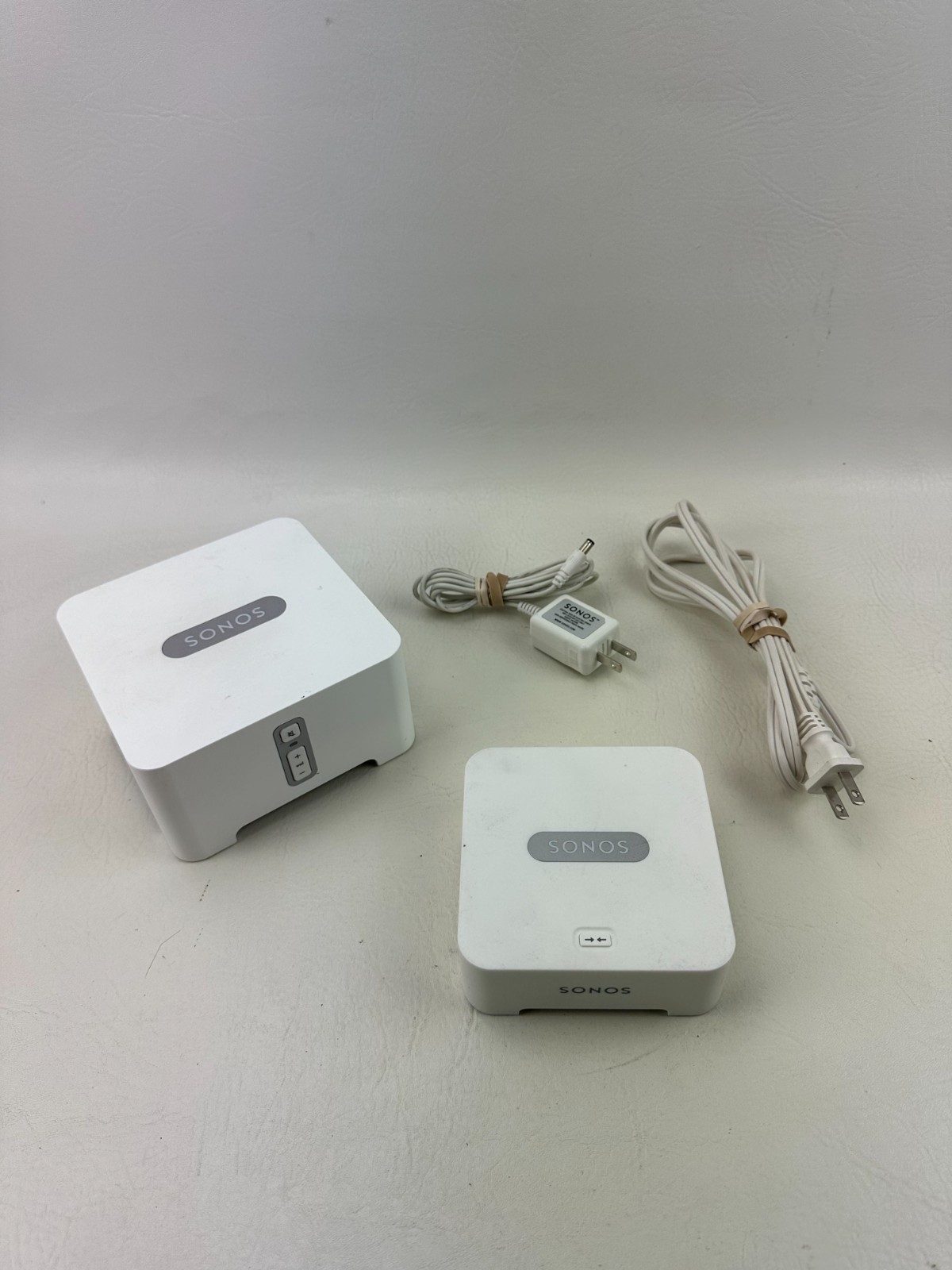 Sonos Connect 1st Gen White Wireless Home Audio Receiver And Bridge With Cords