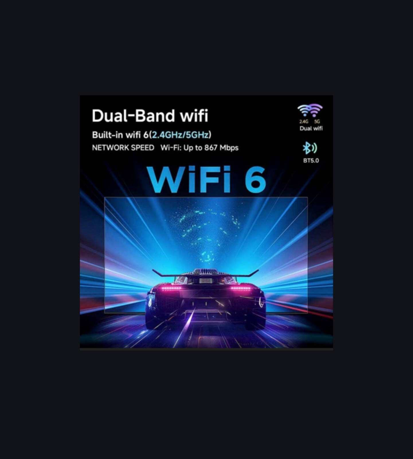 2026 We2USat P6 Mini Android Media Player Portable Can Be Used In Your Car