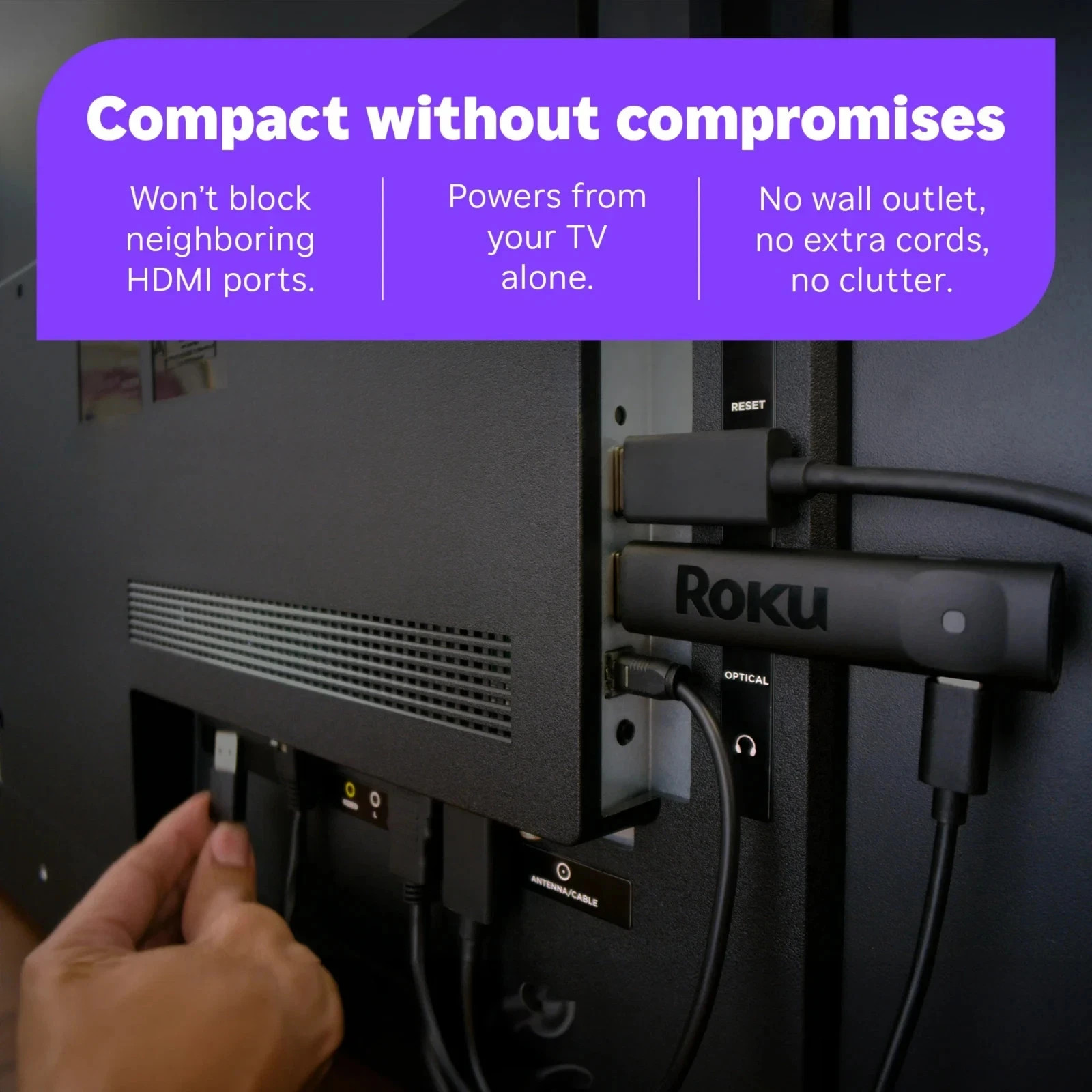 Roku Streaming Stick Plus 2025 – 4K & HDR Roku Streaming Device for TV with Voic