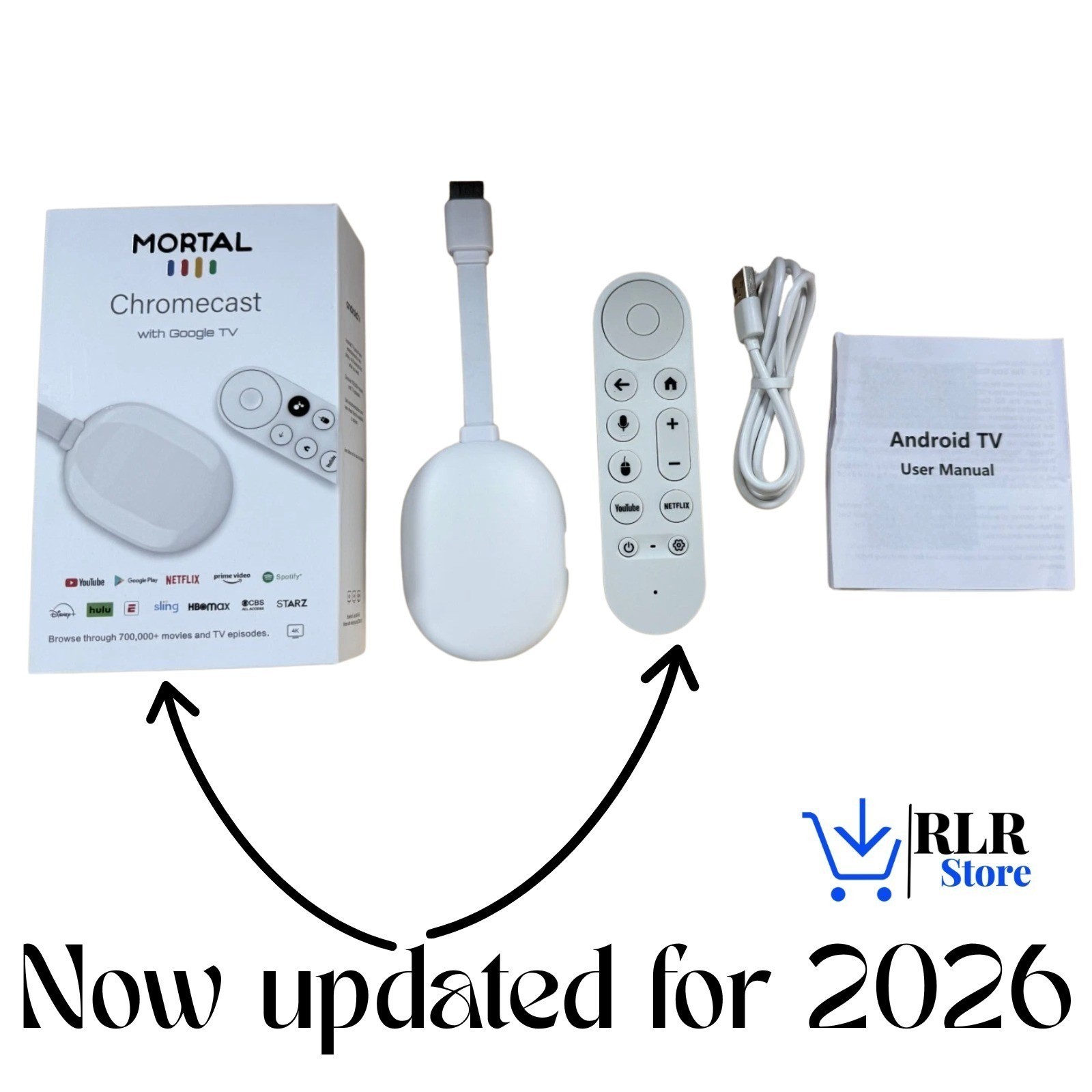Wholesale 2026 Android 14 Streaming TV Stick Voice Control 2GB/16GB Mortal Q2