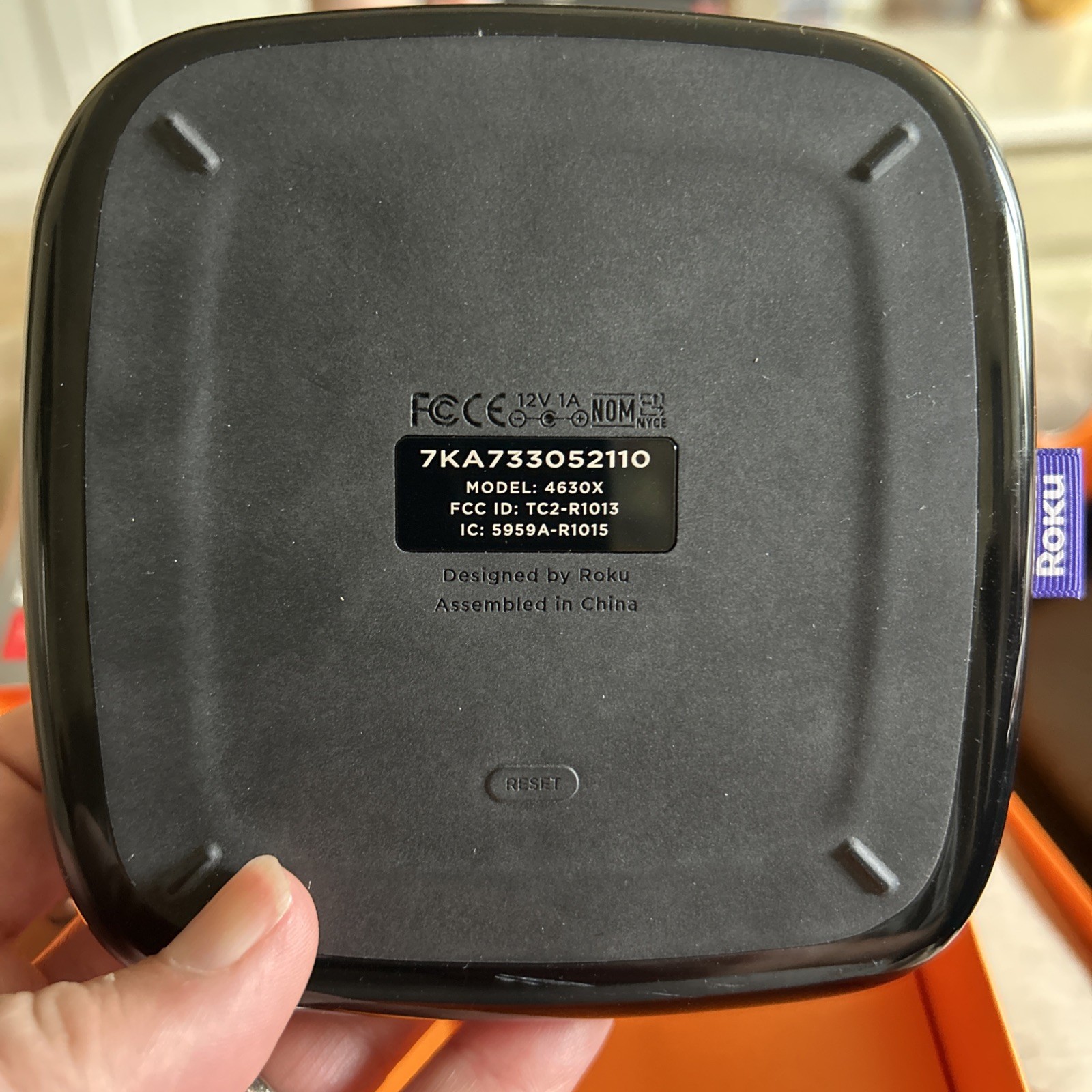 ROKU PREMIER PLUS 4K MEDIA STREAMER PLAYER 4630X W REMOTE * NO ADAPTER *