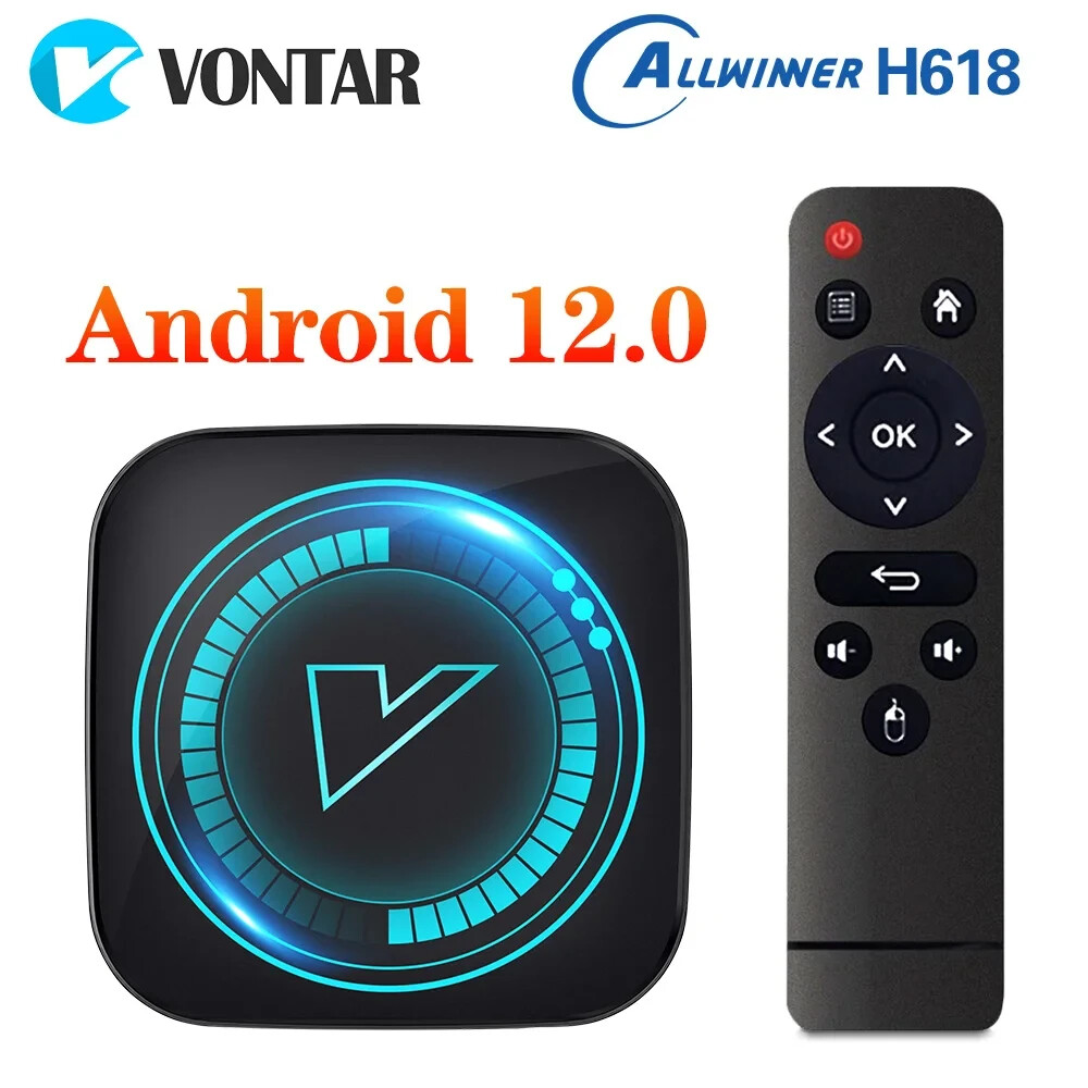 VONTAR H618 Smart TV Box Android 12 Allwinner Quad Core Cortex A53 Support 8K D