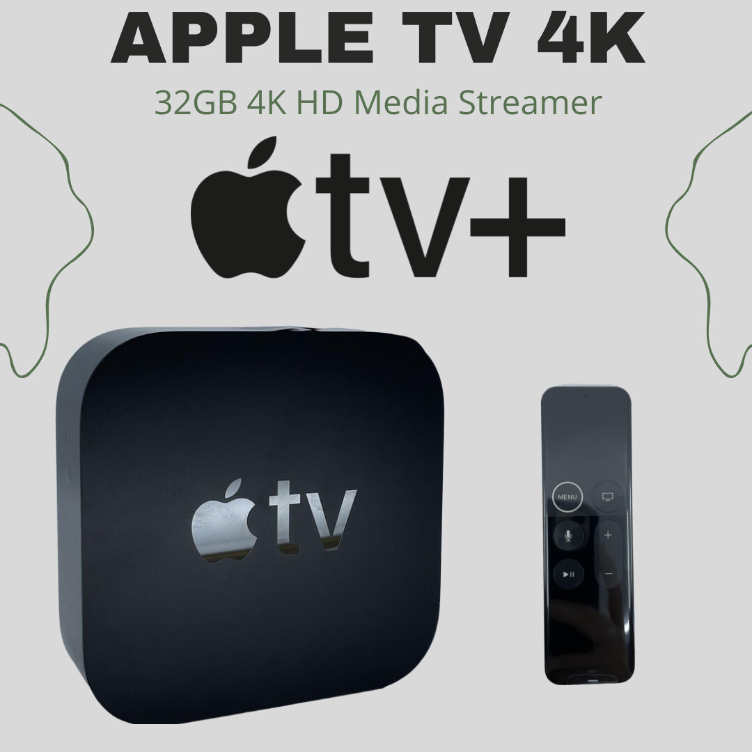 OEM Apple TV 32GB 4K HD Media Streamer – Black (MQD22LL/A) OPEN BOX