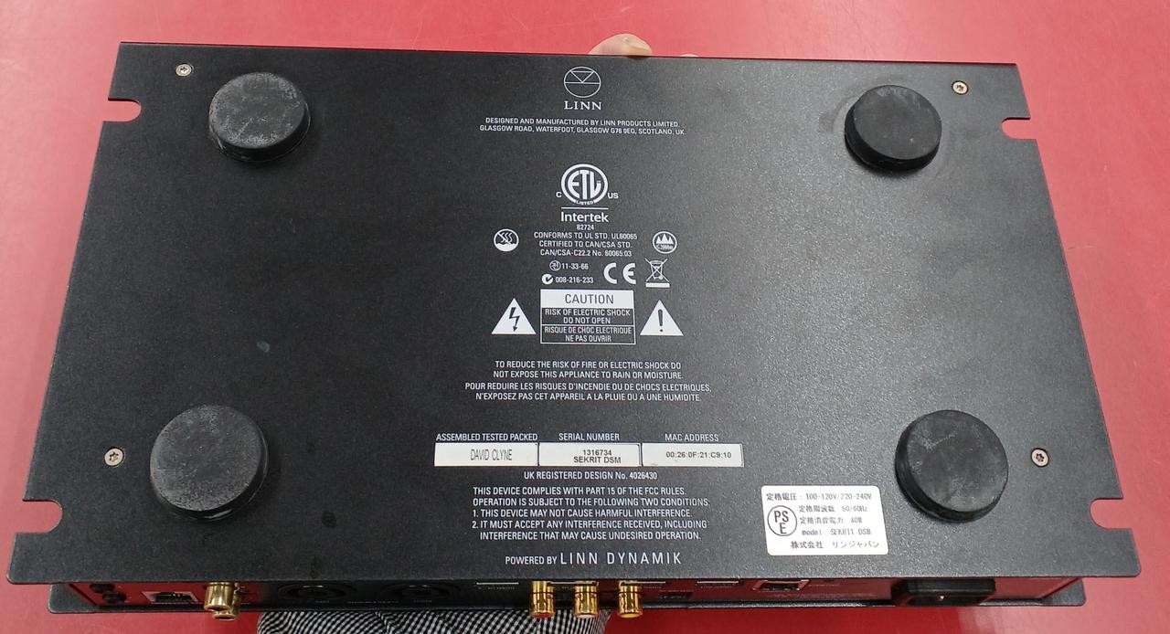 LINN SEKRIT DSM Streaming Integrated Amplifier Works Tested From Japan TMB00 8.0