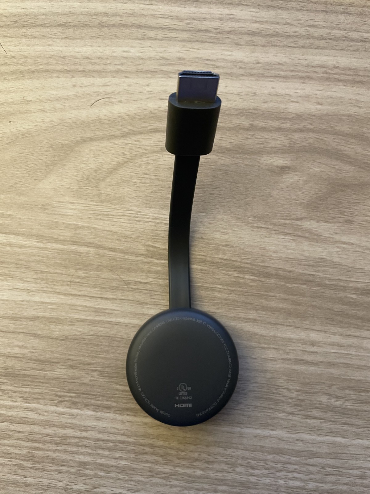 Google Chromecast 3rd Generation Charcoal | GA00439US Chromecast | OPEN BOX