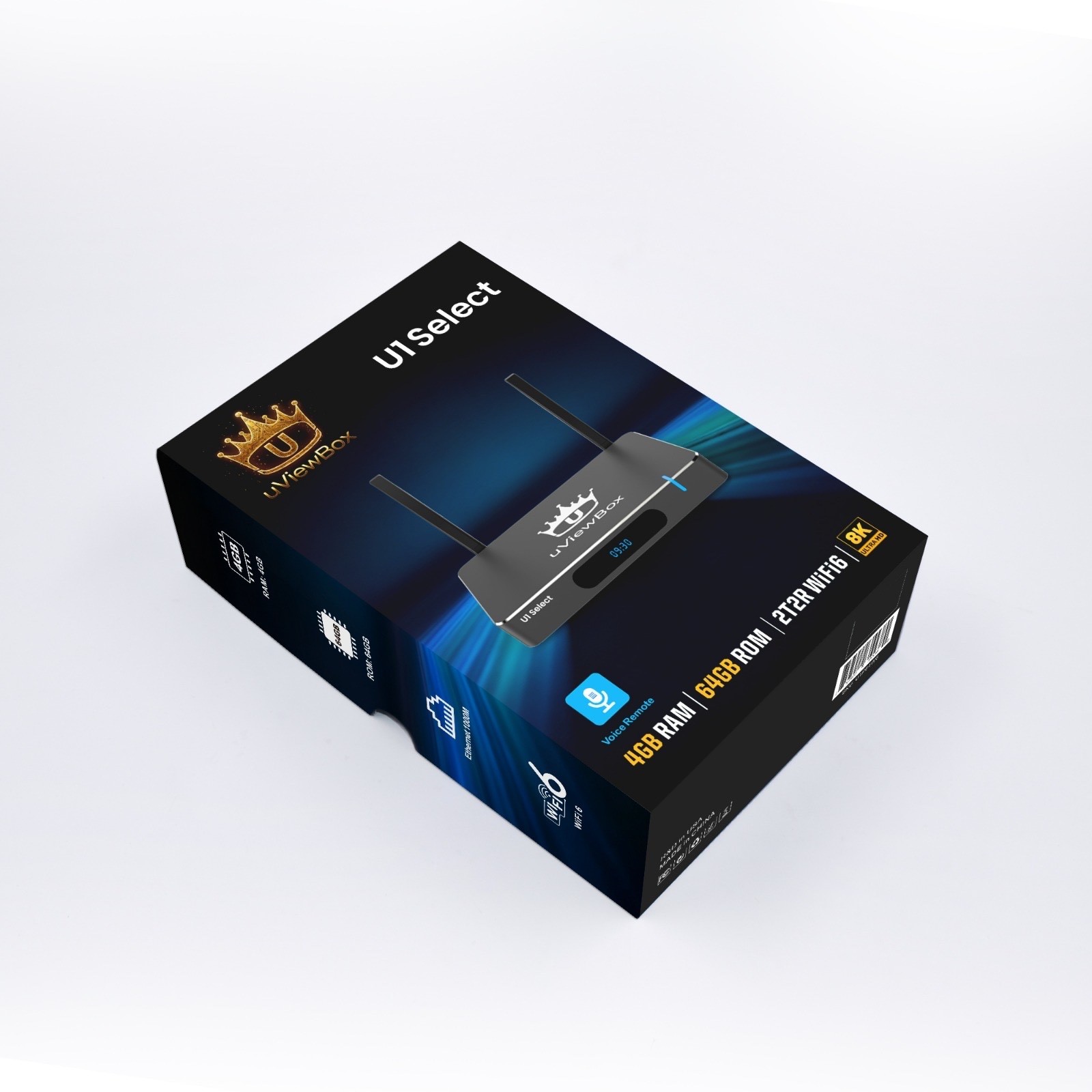 Hot uViewBox U1 Select + Keyboard, 18+, Record, Voice Command, Android Superbox