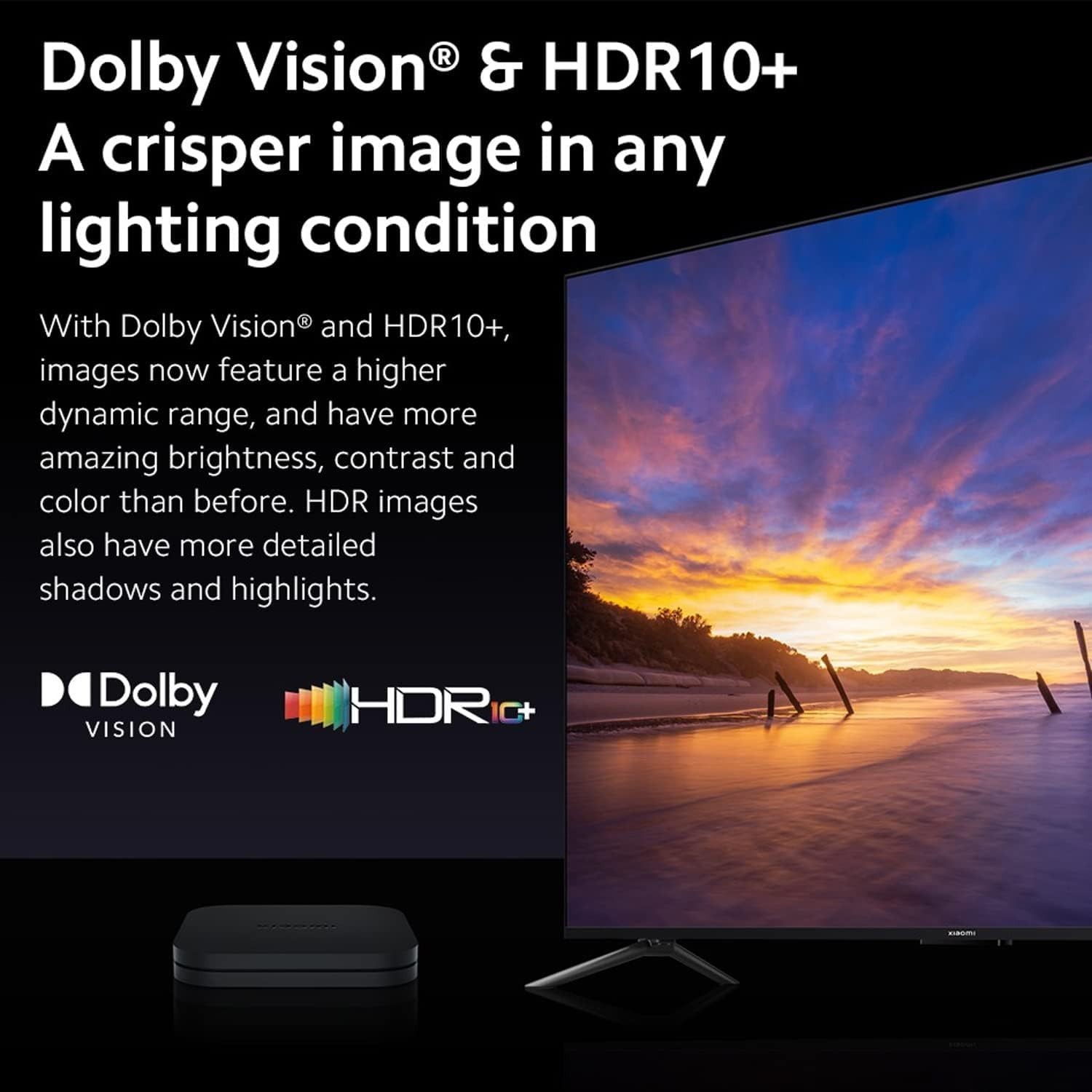 4K UHD Android TV Box, Dolby Vision Atmos, WiFi 6, 2GB RAM, 32GB Storage, Voice