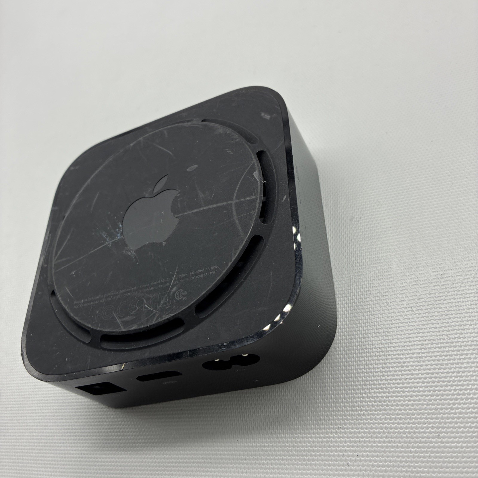Apple TV 4K (1st Generation) Media Streamer A1842 Black MQD22LL/A UNIT ONLY