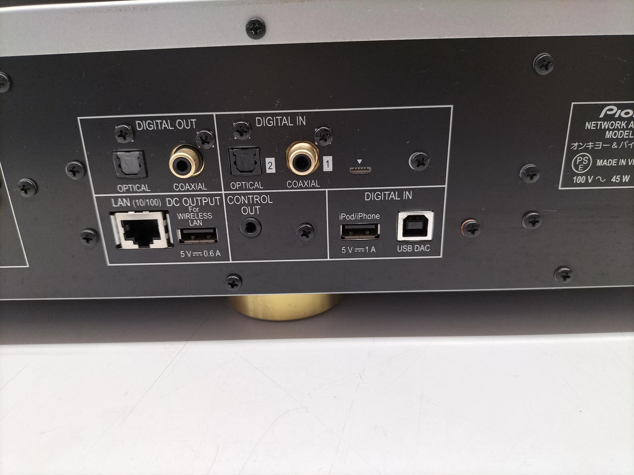 PIONEER N-70A Network Audio Player High Res Streamer Tested From Japan OM04 12.0