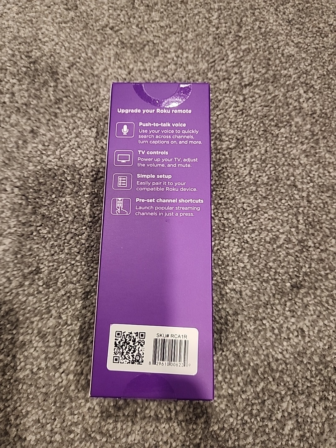 Roku Voice Remote (Official) for Roku Players & Roku TVs (RCA1) (RC-GZ1) – [LN]™