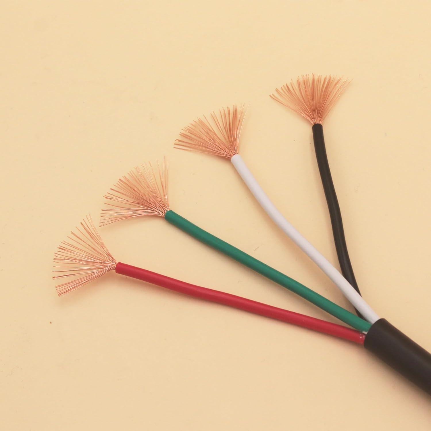 100Ft 14/4 AWG Oxygen-Free Copper Wire for Mini Split AC & Speakers