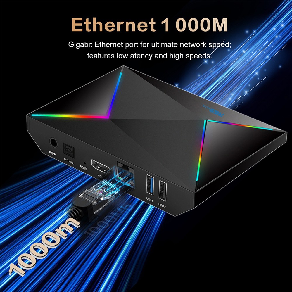 5G Media Player 8K HDMI Android 14.0 TV Box Smart Stream WIFI 6 Quad Core 4G+64G
