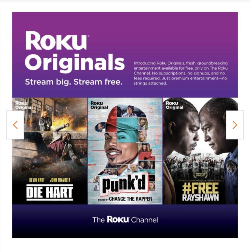 Roku Streaming Stick+ Streaming Device HD/4K/HDR, Long-Range Wi-Fi,Voice- 3810R