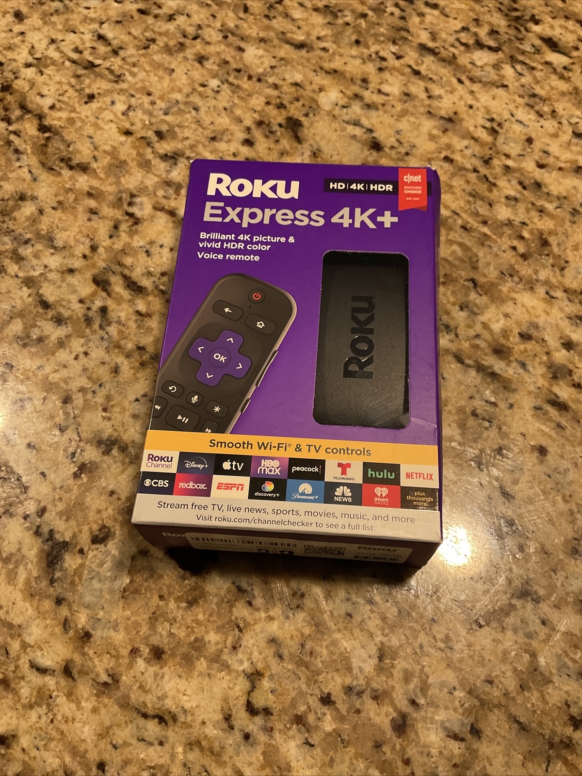 Roku Express 4K+ 2021 | Streaming Media Player HD/4K/HDR with Smooth Wireless St