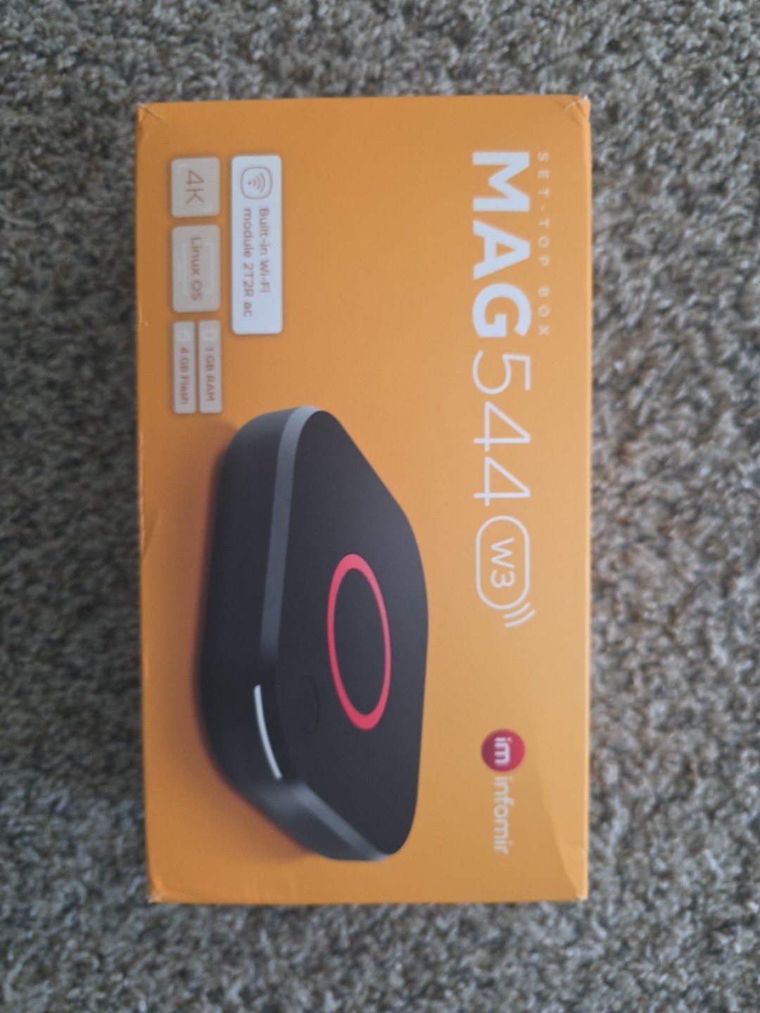 MAG544W3 5th Generation 2023 Brand New/ 600Mbps built-in DUAL WiFi 5G 4K LINUX