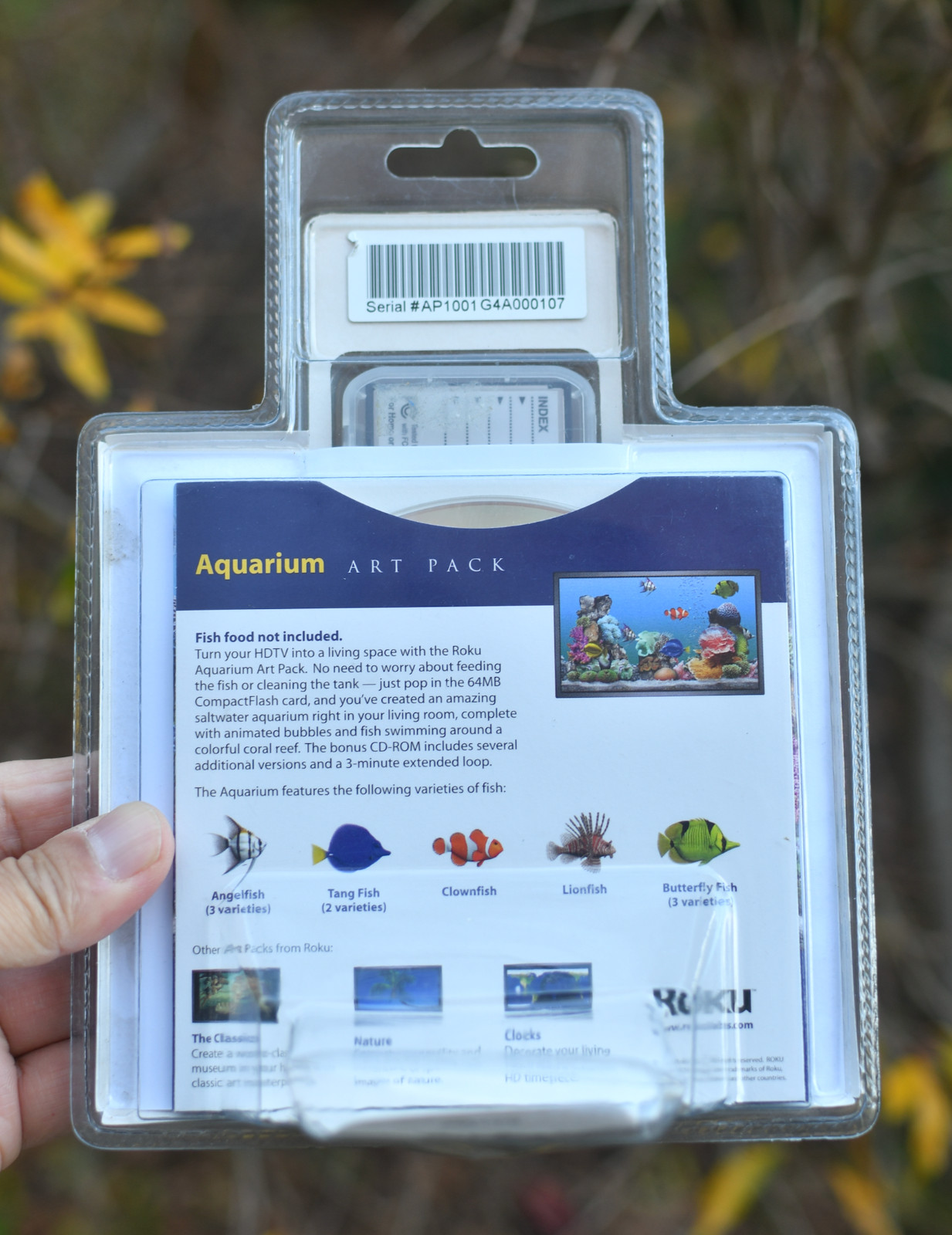 Roku Art Pack Aquarium 64MB 2003 Compact