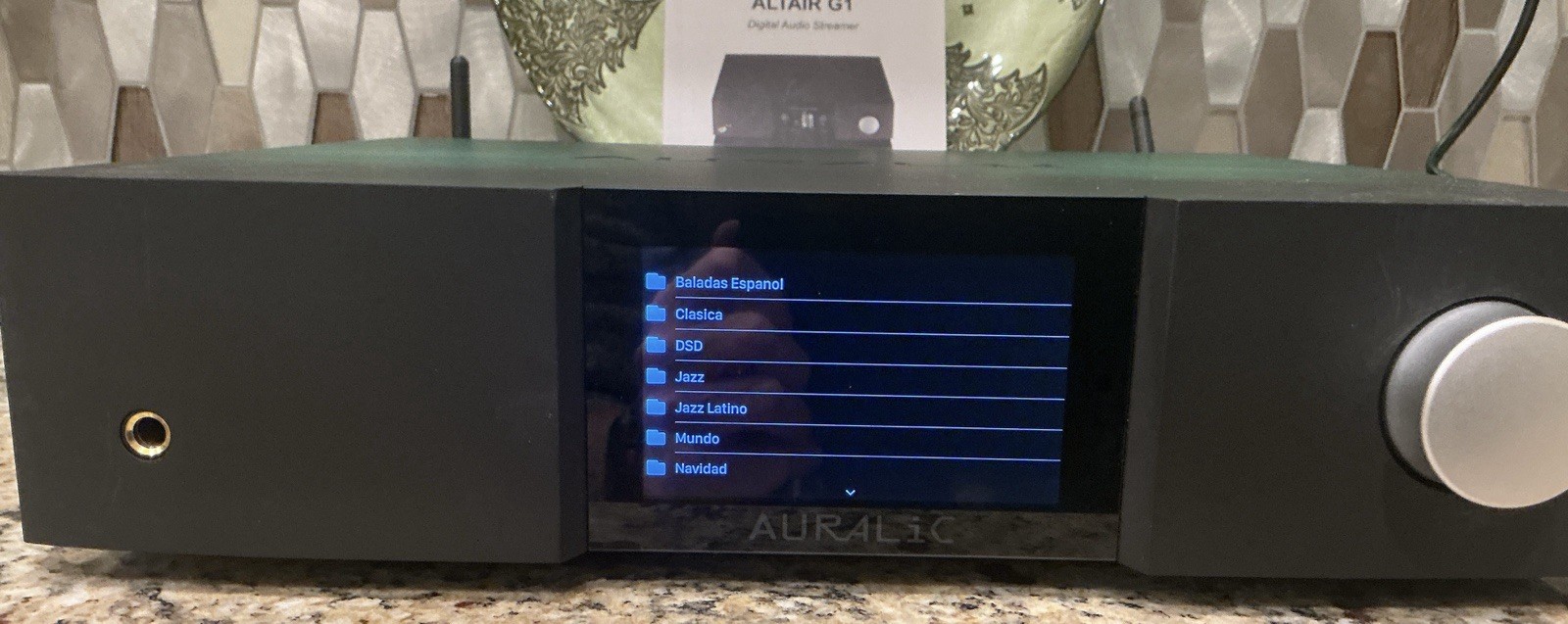 AURALiC Altair G1 Streamer, Dac, preamp Wi-Fi USB Coaxial RCA, 1tb storage