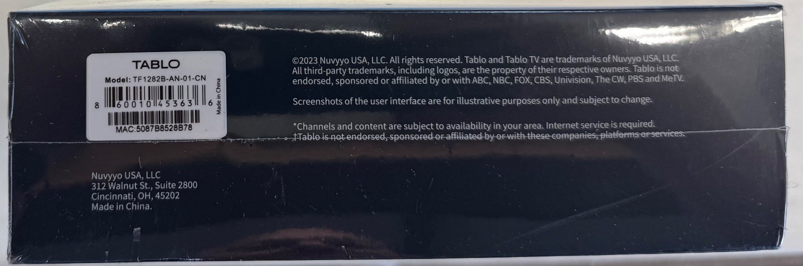 Tabloo TV 50+ Hours of DVR Storage/2 TV Tuners Indoor TV Antenna Included (043)