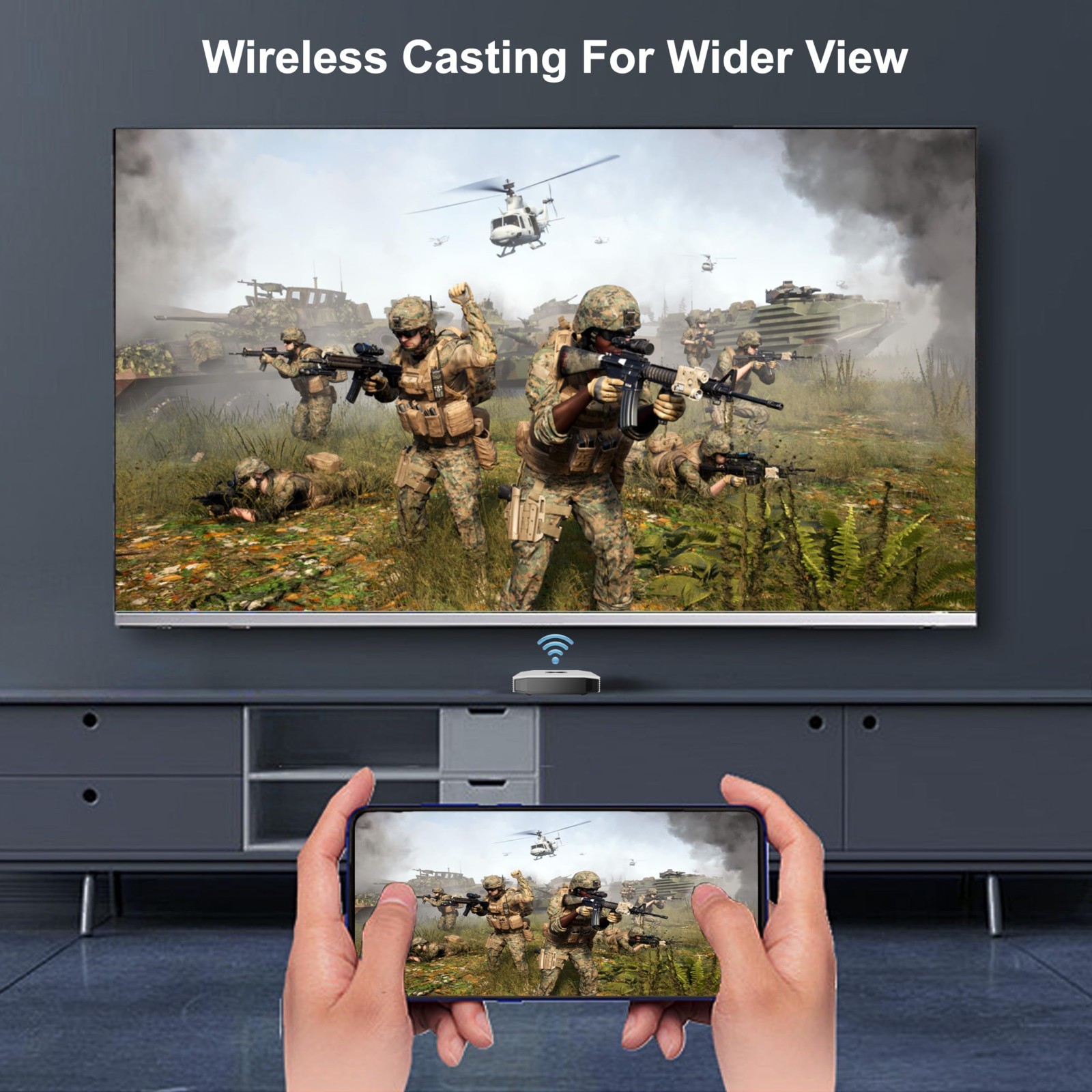 4K Ultra HD Android TV Box, 4GB RAM, 32GB ROM, Quad-Core, Dual WiFi, HDMI 2.0