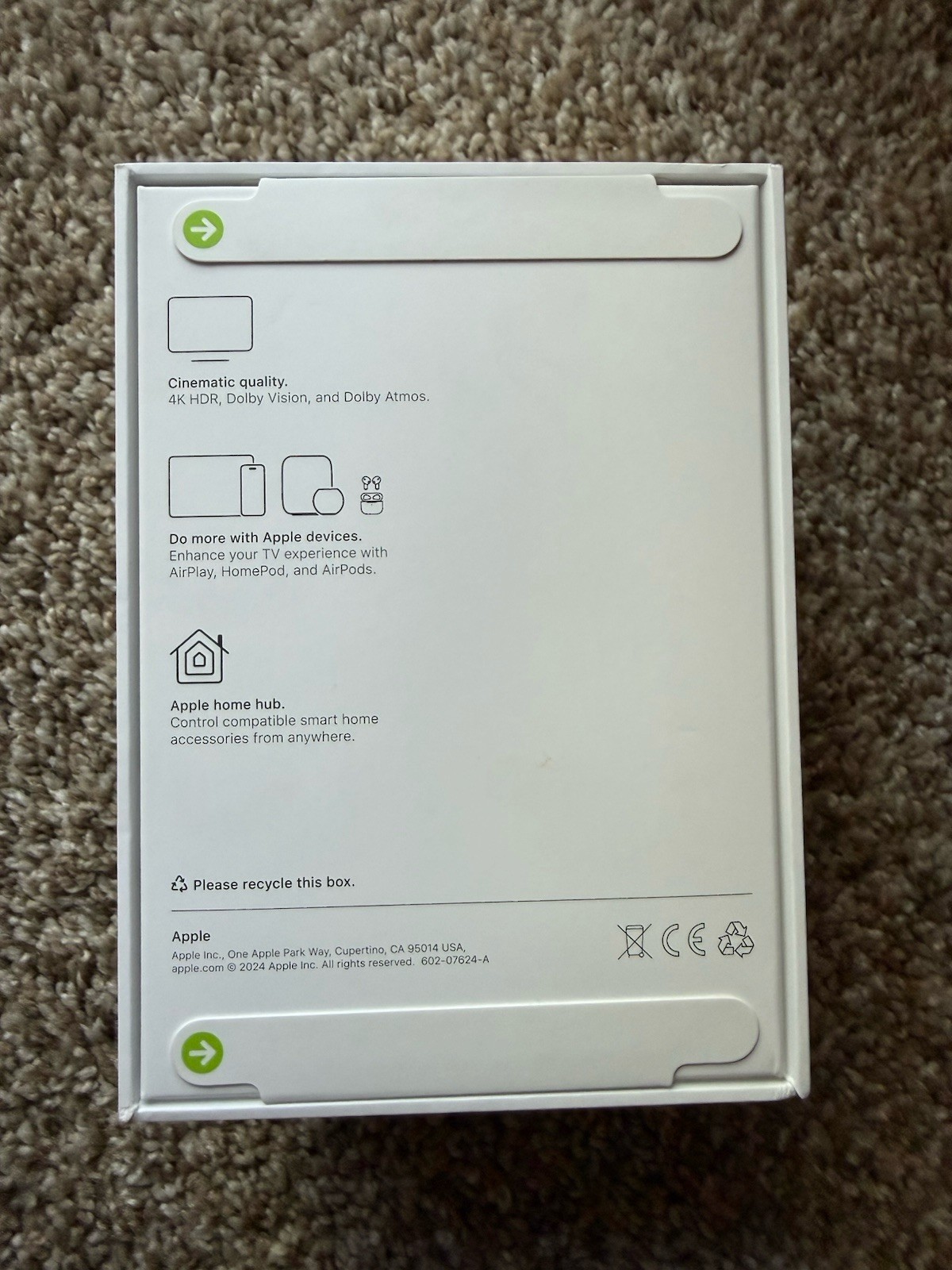 Apple TV (4K 3rd Gen) 64GB- WIFI – Model A2737 / MN873LL/A – BRAND NEW
