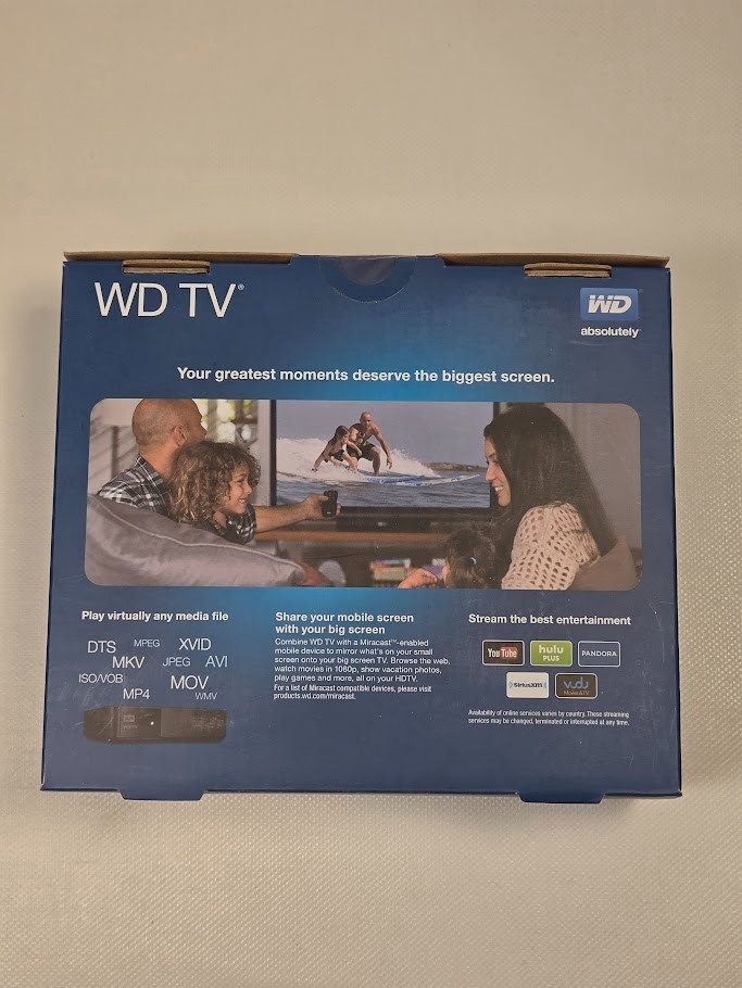 Western Digital WD TV Media Player New in Box (SD2)