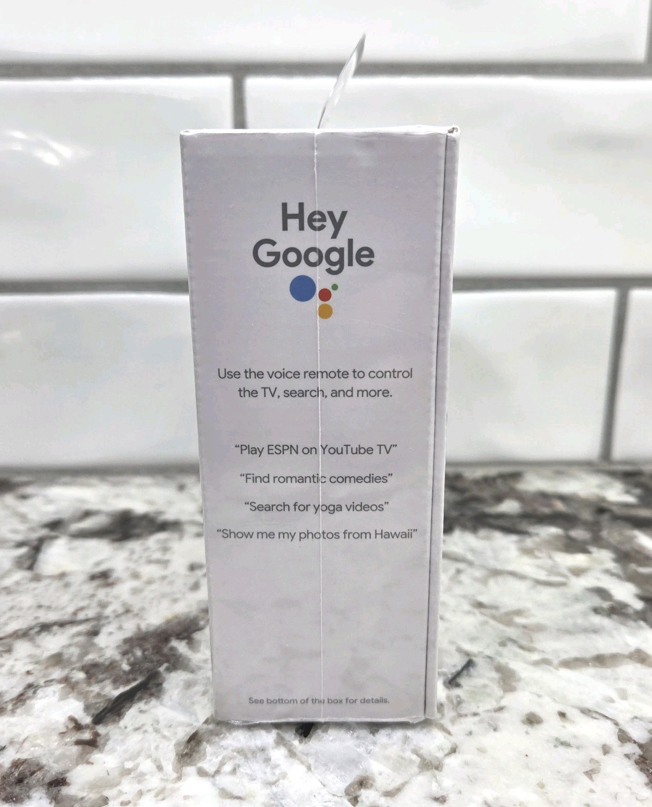 Google Chromecast with Google TV 4K UHD Media Streamer – Snow – NEW SEALED