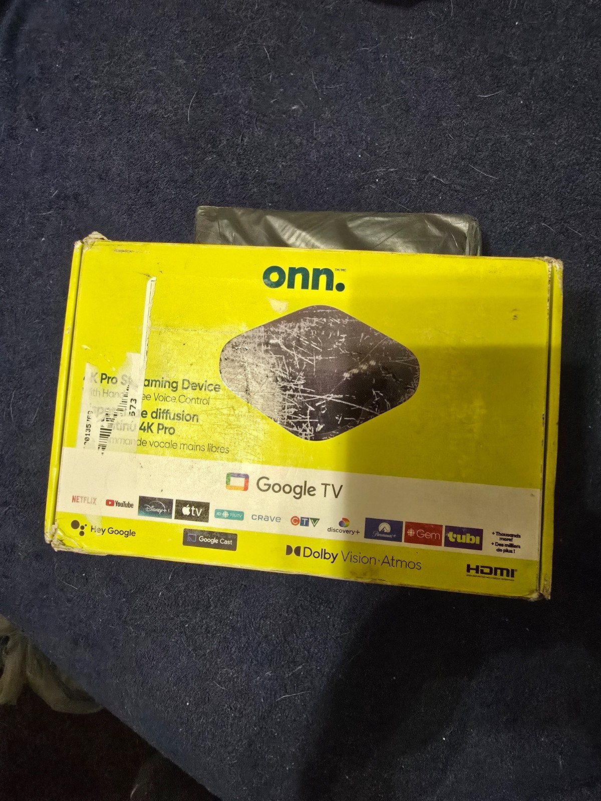 ONN 4K Pro Google TV Streaming Device