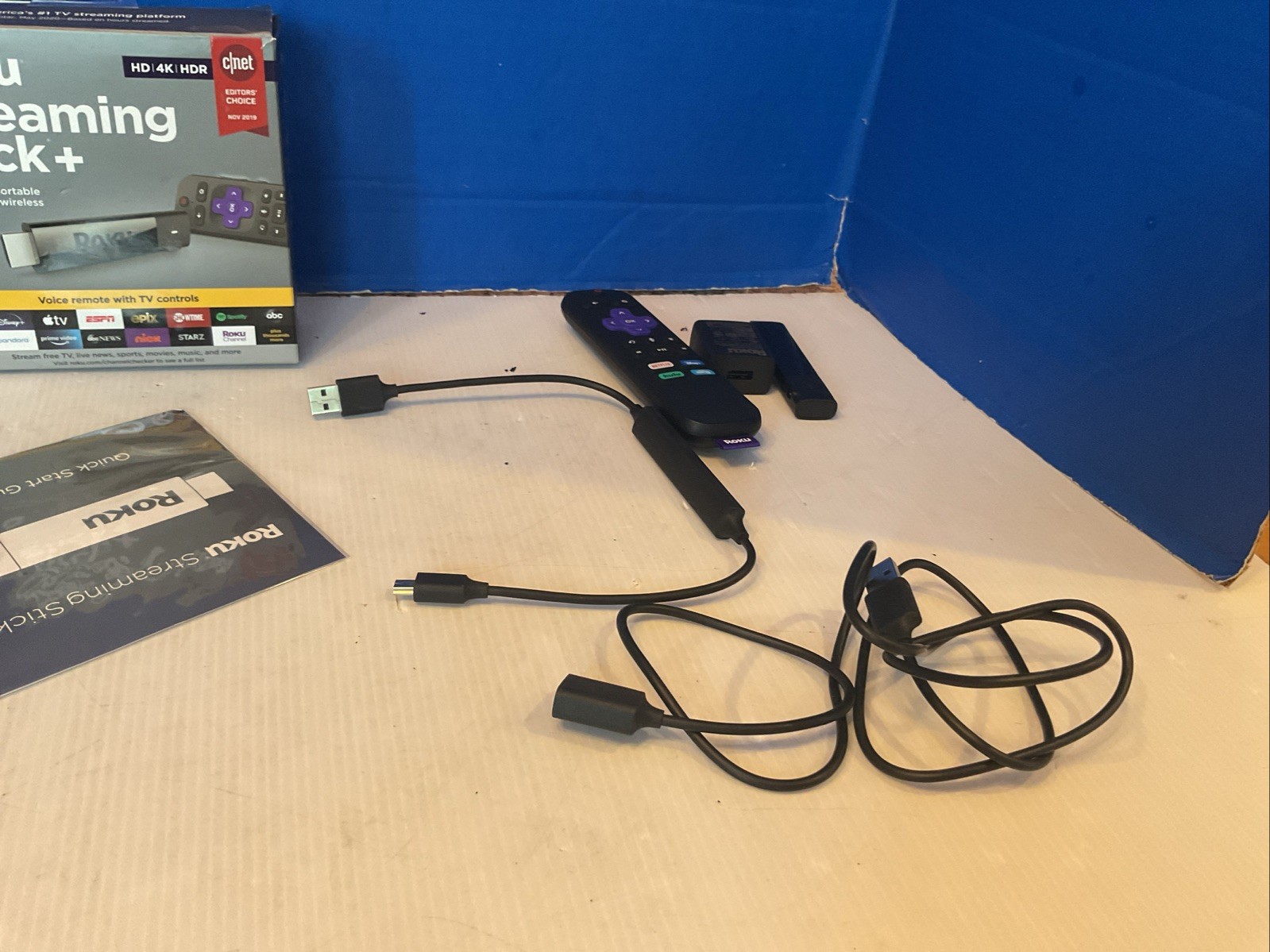 Roku Streaming Stick+ 3810R 4K Streaming Device with Voice Remote