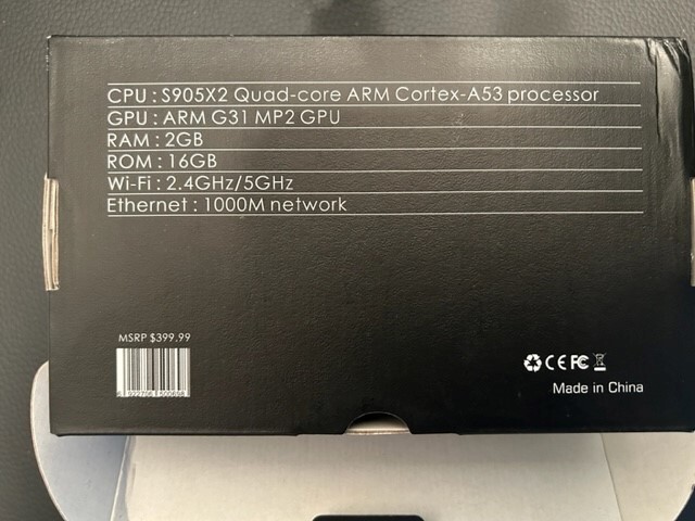 android tv box 2gb ram 16gb rom cpus905x2