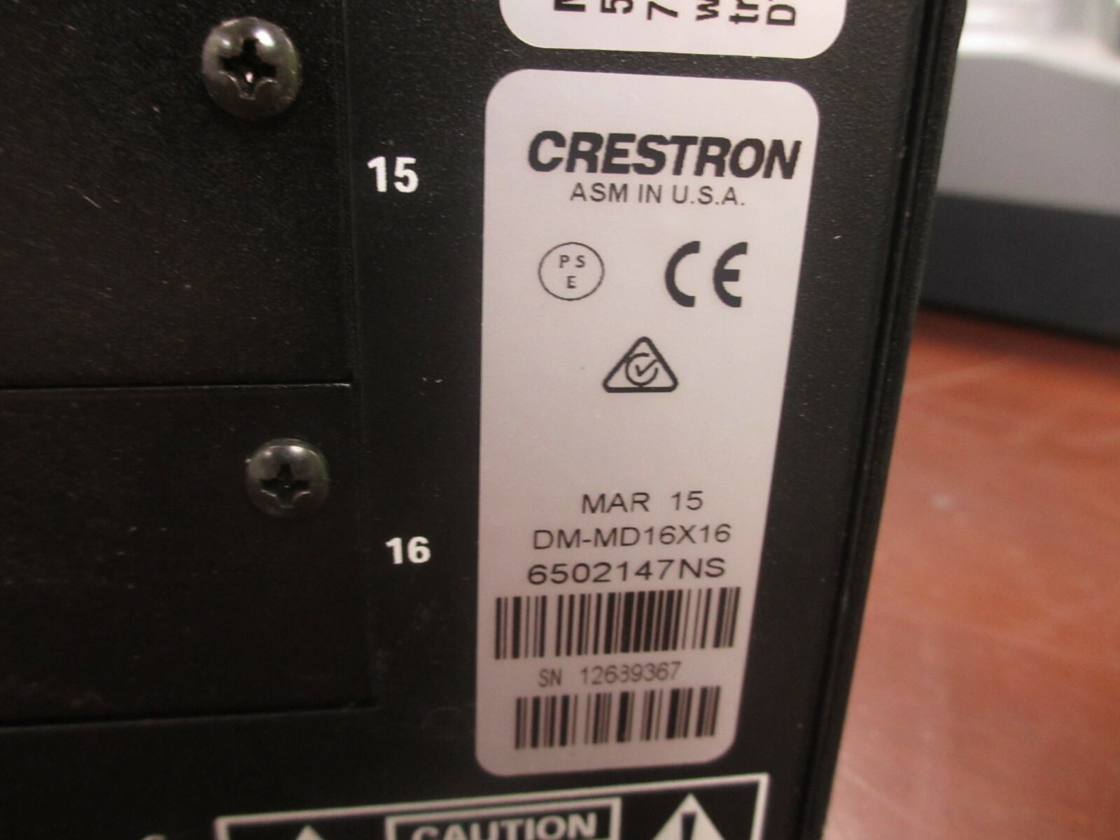Crestron DM-MD16x16 High Definition Digital Media Distribution w/ Module Cards
