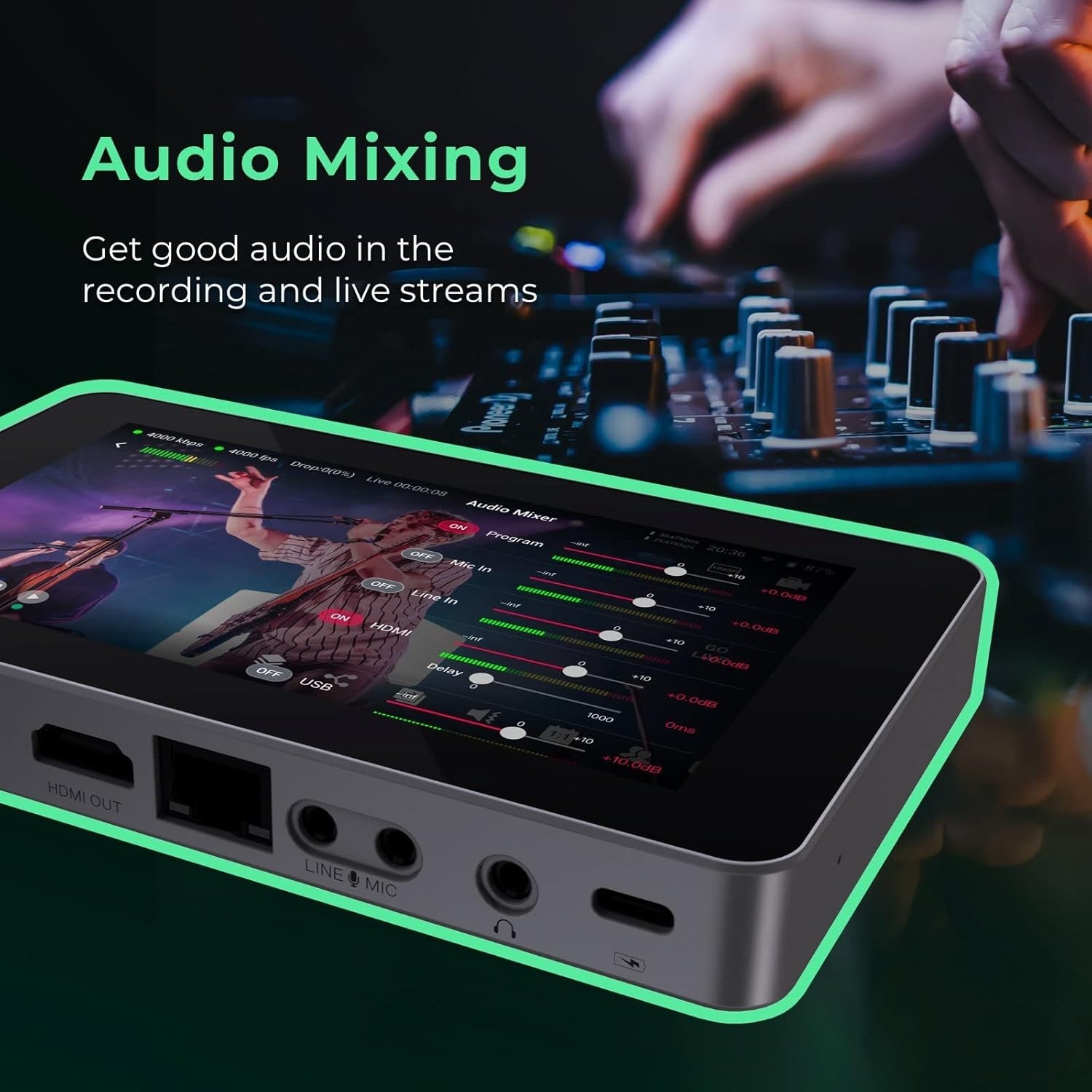 YoLoLiv YoloBox Mini, All-in-one Portable Multi-Camera Live Streaming Equipment