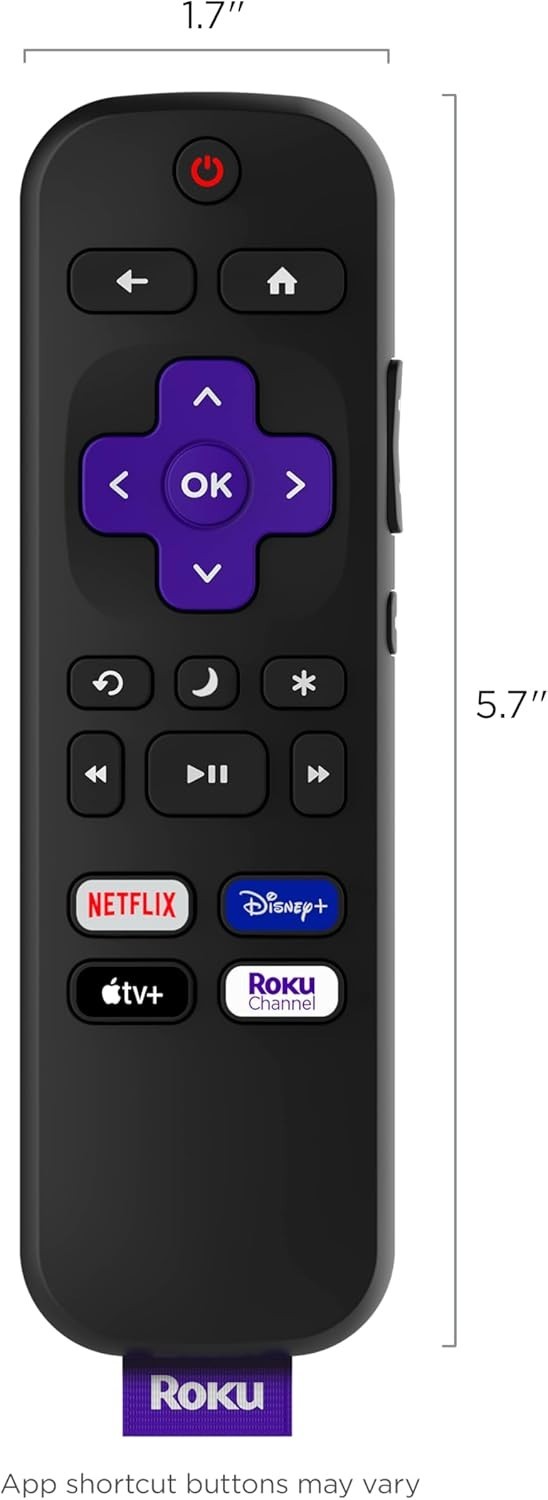 📺 Roku Streaming Stick 2025 HD w/ Voice Remote Streaming Device NEW ONLY REMOTE