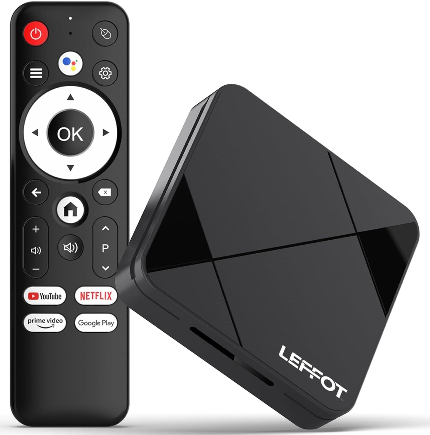 Smart 4K Android Streaming Device – 16GB Storage, Dual Wifi 6 & BT 5.4 Remote