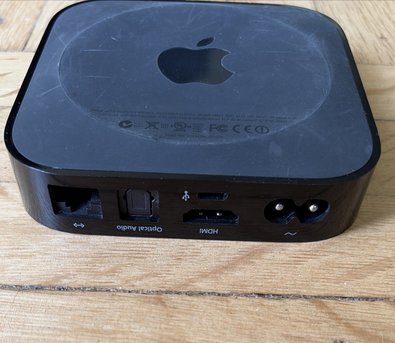 Apple TV 3rd Generation A1427 Media Streamer HDMI Ethernet Optical Audio