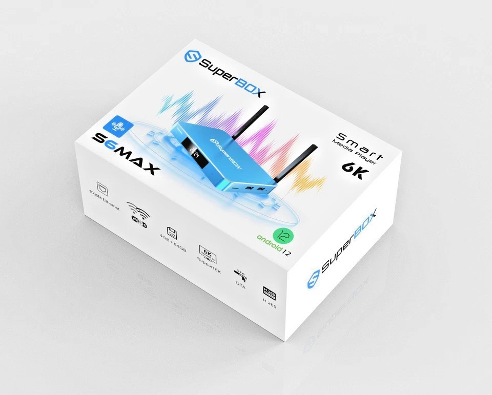 SuperBox S6 Max – Free & Fast Shipping – LIMITED STOCK – Brand New