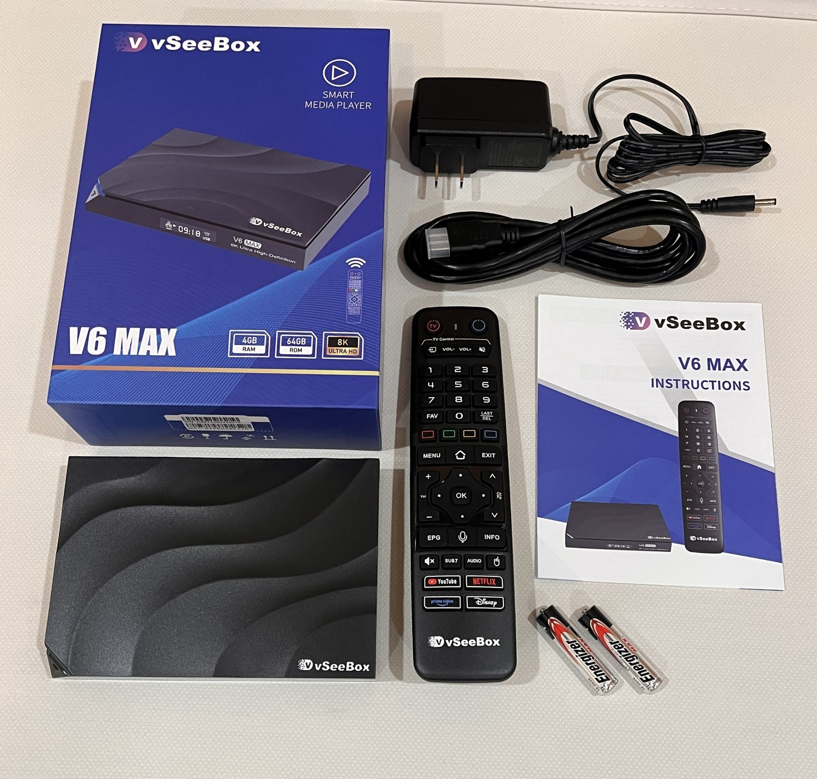vSeeBox V6 Max (FreeSameDayShipping) Streaming Media Device – TV Box