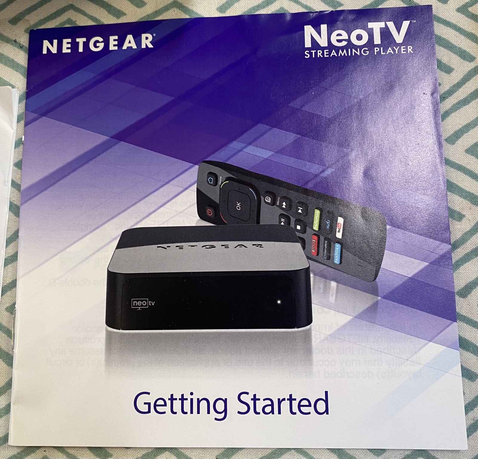 Netgear NTV300-100NAS NeoTV Digital HD Media Streamer Pre-owned (boxR)