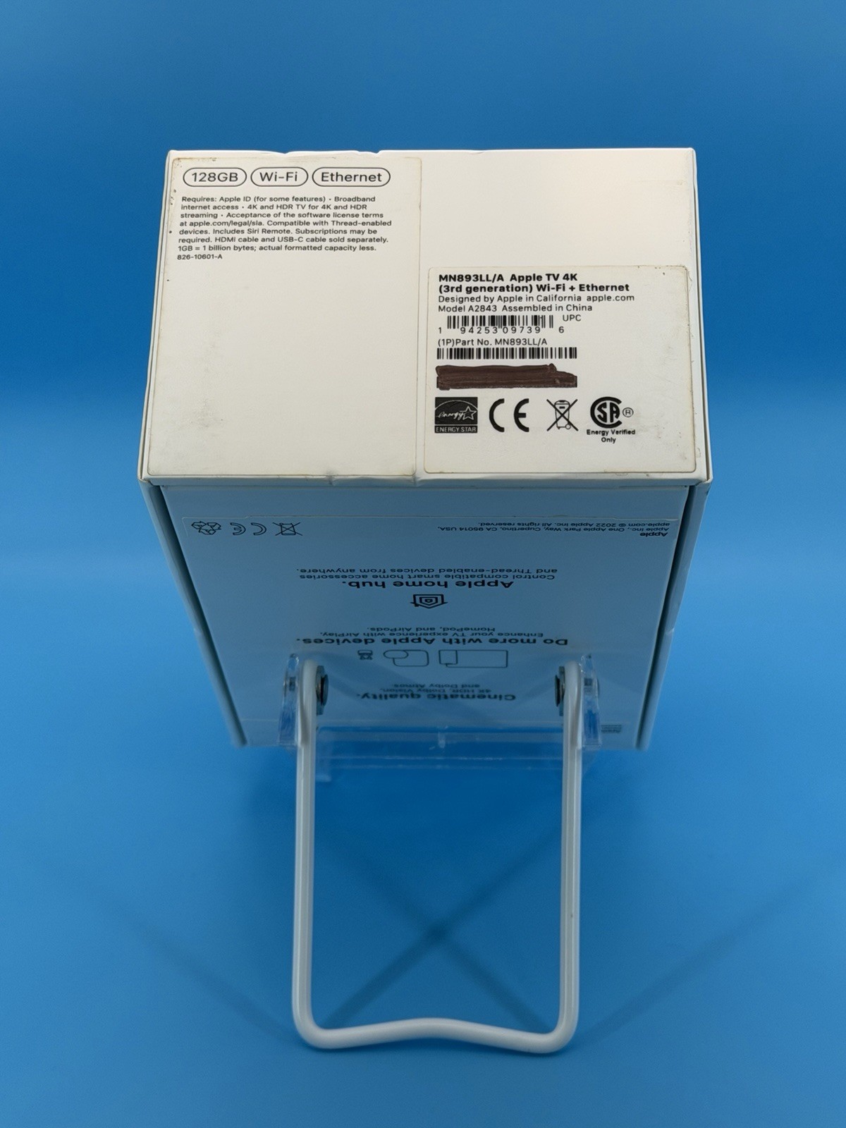 BOX ONLY – Apple TV 4K 3rd Gen. 128GB Media.