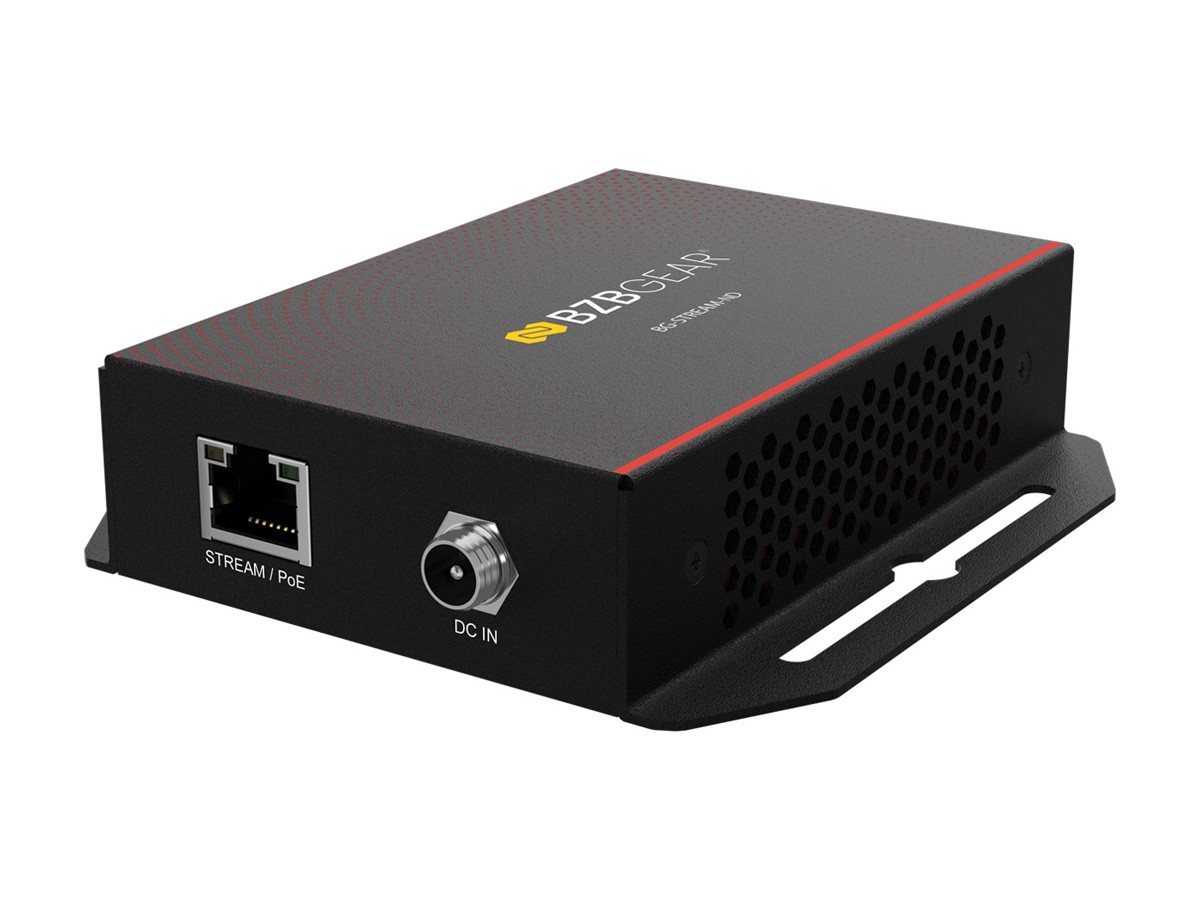 BZBGEAR IP/UVC to HDMI 2.0 POE Decoder Supports H.264/H.265/AVC/NDI Support