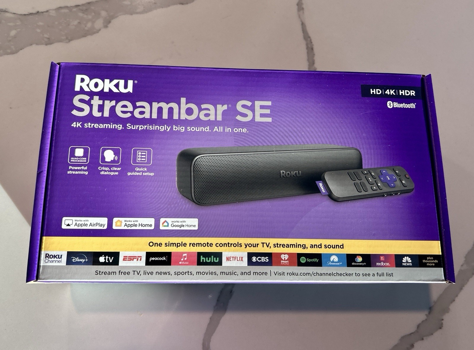 Roku – Streambar SE | 2-in-1 TV Soundbar and 4K HDR Streaming Device, Premium…