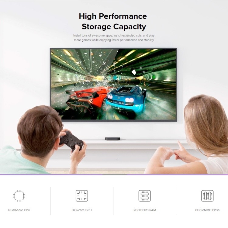 Xiaomi TV Box S 2nd Gen 4K HDR Google TV Streaming Player 2GB+8GB EU