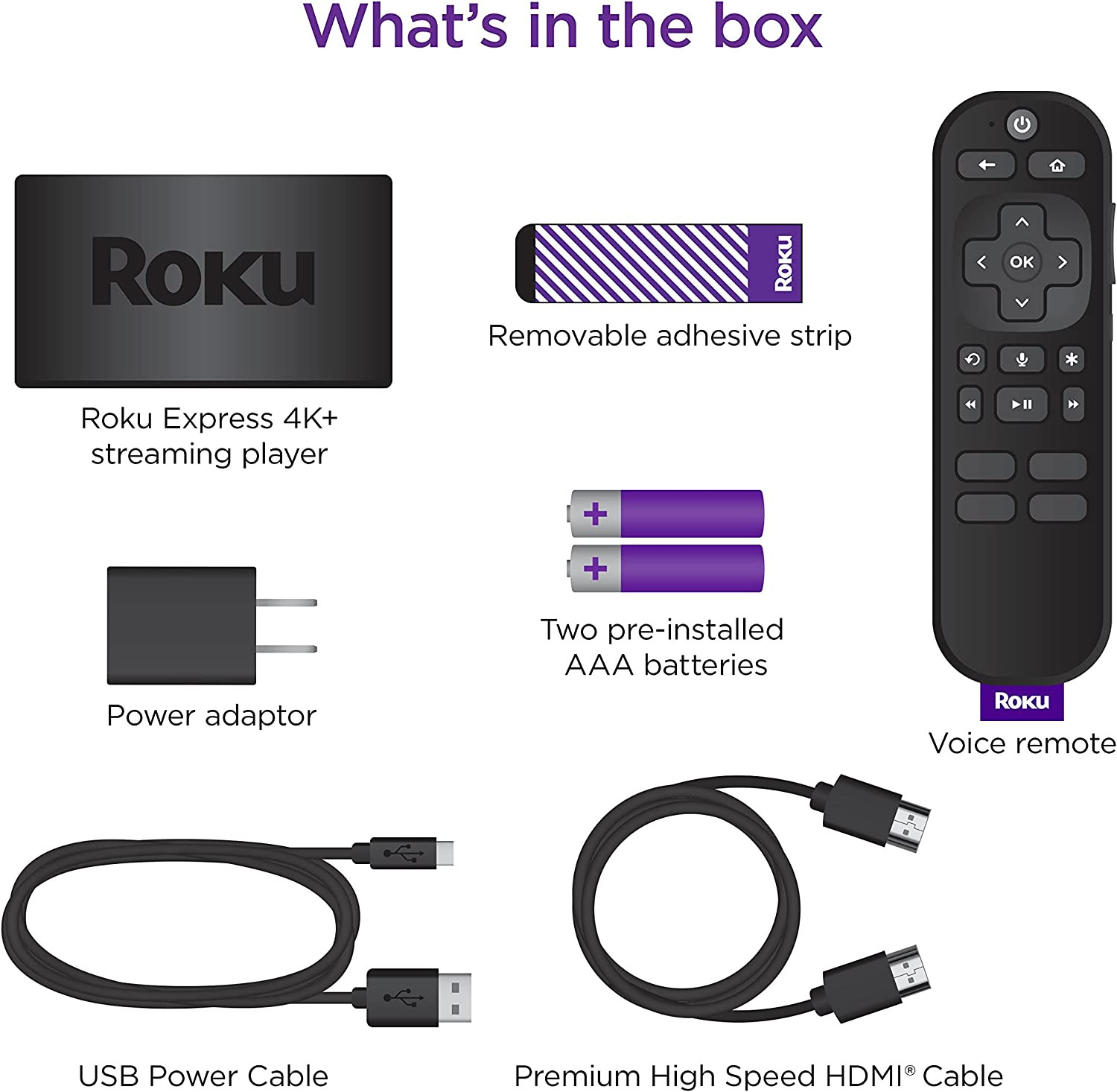 Express 4K+ | Streaming Device 4K/HDR with Voice Remote, Free & Live TV
