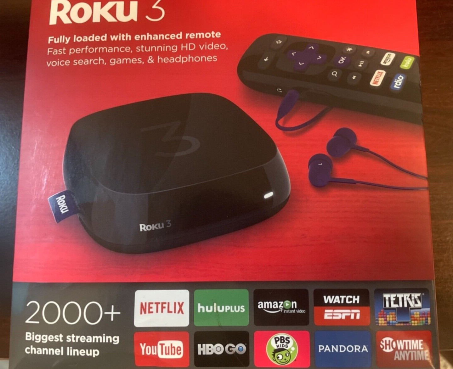 Roku 3 Streaming Media Player 4230R – Factory Sealed New