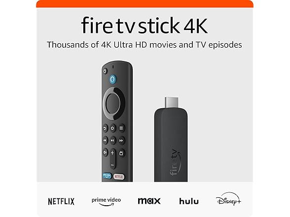 Amazon Fire TV Stick 4K 2nd Gen Media Streamer with Alexa Voice Remote BROWN BOX