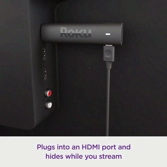 Roku Streaming Stick 4K HDR Dolby Vision with Voice Remote Wi-Fi