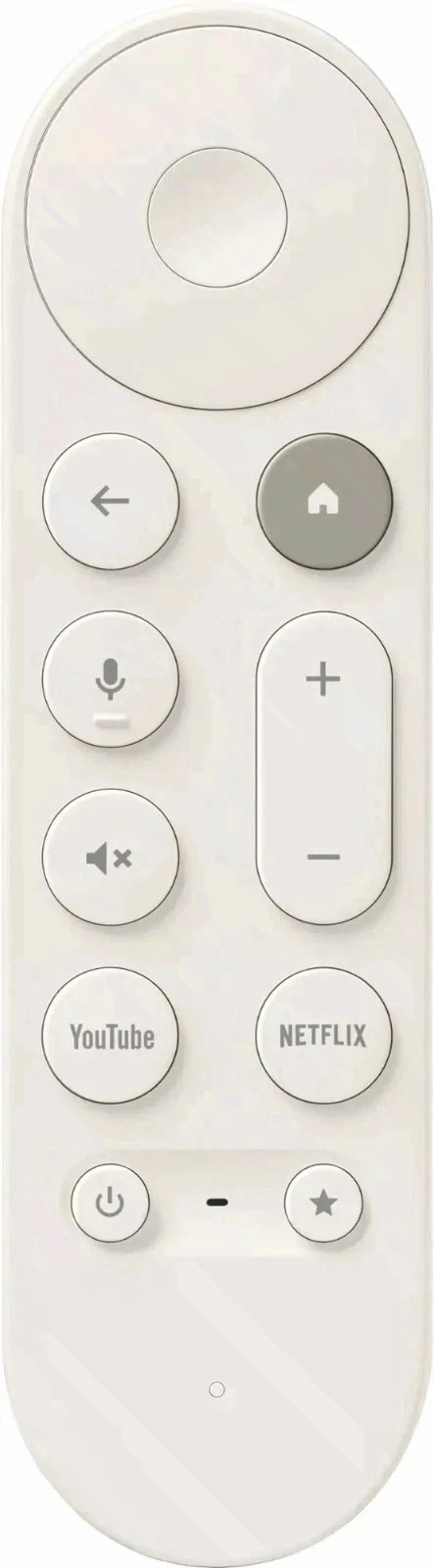 Google TV Streamer (4K) w/ Voice Activated Remote (Porcelain)